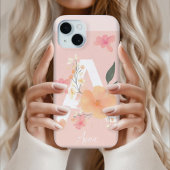 iPhone naam Wijzig Initiaal Logo IPhone case