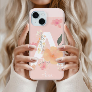 iPhone naam Wijzig Initiaal Logo IPhone case