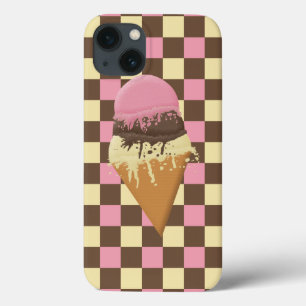 IPhone Napolitan Ice Cream Cone Hoesje