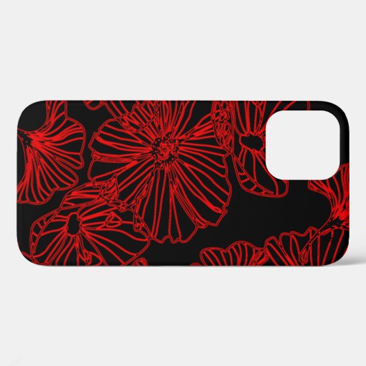 iPhone "Neon Floral" / coque ipad (Verso (horizontal))