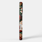 iPhone Noël Père Noël Coque (Verso / Droite)