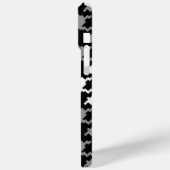 iPhone Noir et Gris Plaid / coque ipad (Verso / Gauche)