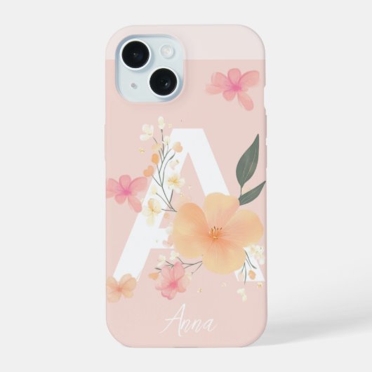 iPhone nom Changer le Coque iphone de logo initial (Verso)