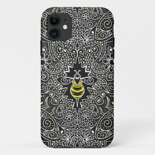 iPhone ou coque ipad en filigrane de reine des (Dos)