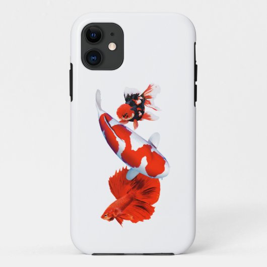 iPhone / Poisson d'or coque ipad, Koi, et Betta (Dos)