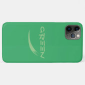 iphone pomme 11 pro max coque Design vert (Dos (Horizontal))