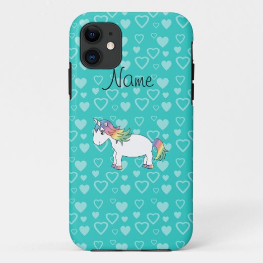 Iphone Rainbow unicorn 5 coque (Dos)