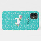 Iphone Rainbow unicorn 5 coque (Dos (Horizontal))