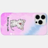 iPhone rose chat / coque ipad (Verso (horizontal))