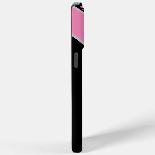 iPhone rose noir / coque ipad (Verso / Droite)