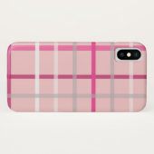 iPhone rose plaid / coque ipad (Dos (Horizontal))