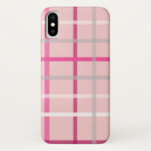 iPhone rose plaid / coque ipad (Dos)