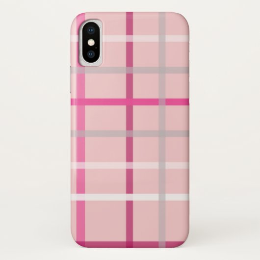 iPhone rose plaid / coque ipad (Dos)