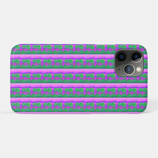 iPhone rose vert violet / coque ipad (Dos (Horizontal))