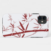 Iphone rouge Bamboo 5 Coque (Dos (Horizontal))