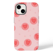iPhone Roze hoesje | schattige liefde