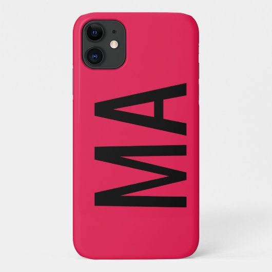 Iphone tendance Red Editable 11 coque (Dos)