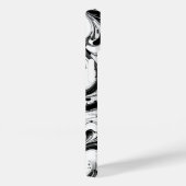 iPhone tourbillonnant noir et blanc / coque ipad (Verso / Droite)