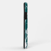 Iphone turquoise Spring Flowers 5 Coque (Dos/Droite)