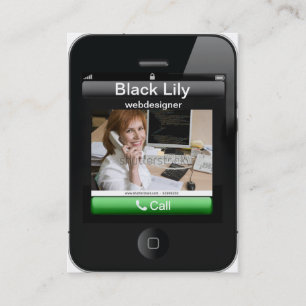 iPhone-Visitekaartje Visitekaartje