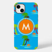 Iphone voor palmboom - zonnehemeleppatroon Zee Case-Mate iPhone Case (Achterkant)