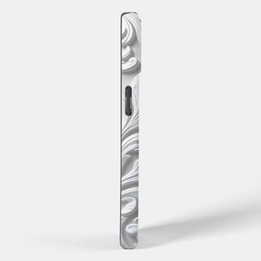 Iphone White Flourish / coque ipad (Verso / Droite)