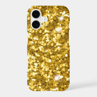 iPhone X/8/7 de parties scintillantes d'or plus à