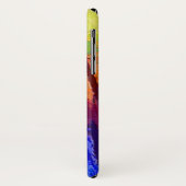iPhone X Coque dans un arbre coloré Abstrait (Dos/Gauche)