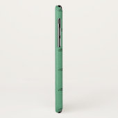iPhone X coque en design papillon vert (Dos/Gauche)