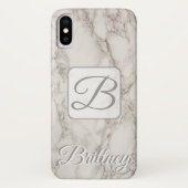 Iphone x coque en marbre (Dos)