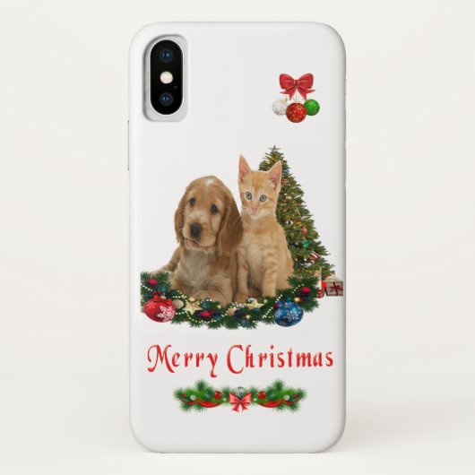 iPhone X-hoesje puppy en kitten Case-Mate iPhone Case (Achterkant)