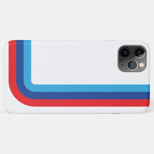 iPhone X, M Stripe BMW coque iphone (Dos (Horizontal))