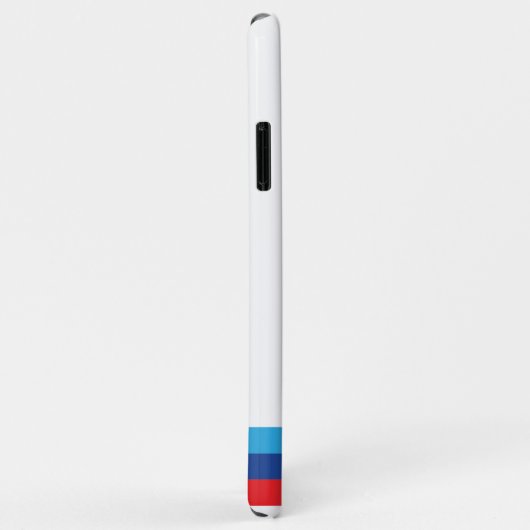 iPhone X, M Stripe BMW coque iphone (Dos/Droite)
