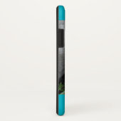 iPhone X stevige Hoesje Giant Panda Typografie Blu (Achterkant / rechts)