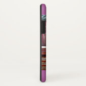 iPhone X Tough Coque Teapot Flowers violet, orchid (Dos/Droite)