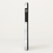 iPhone X White Abstract Design Hoesje (Achterkant/links)