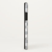 iPhone X White Abstract Design Hoesje (Achterkant / rechts)