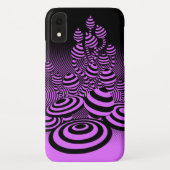 iPhone XR cover Magic Mushrooms optisch ontwerp (Achterkant)