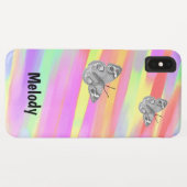 iPhone XS Max Coque avec papillons (Dos (Horizontal))