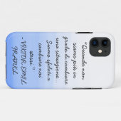 iPhone-zaak met Italiaans verstandig gezegde Case-Mate iPhone Case (Achterkant (horizontaal))
