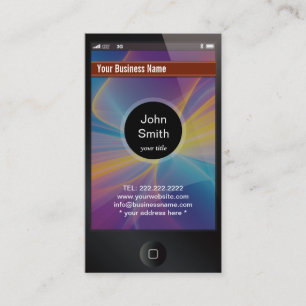 iPhone ziet er uit als donker Visitekaartje