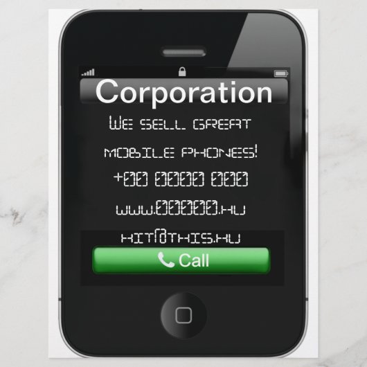 iPhoneflyer Flyer (Voorkant)