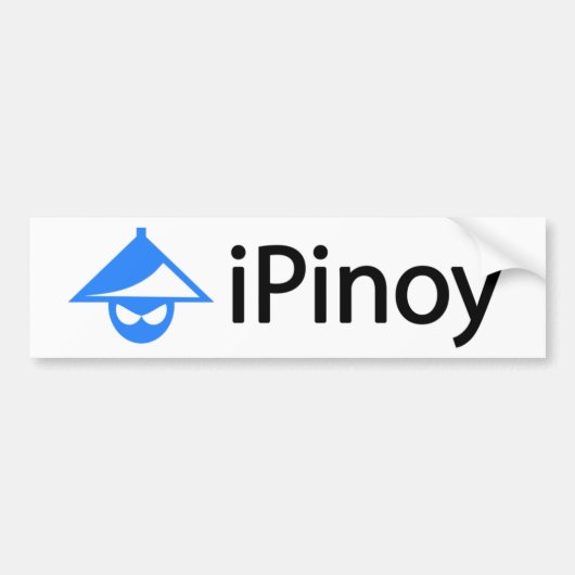 iPinoy Bumpersticker (Voorkant)