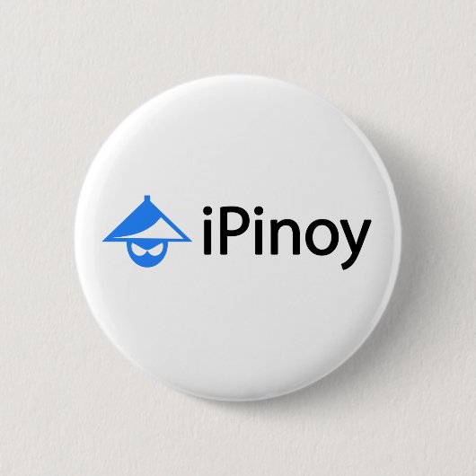 iPinoy Ronde Button 5,7 Cm (Voorkant)