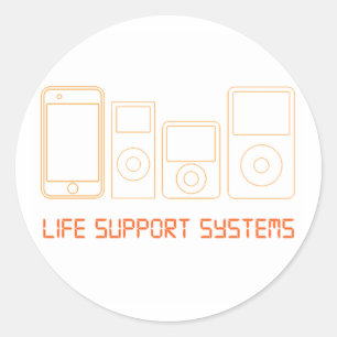 iPods-sticker Ronde Sticker