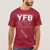 Iqaluit Airport YFB T-shirt (Voorkant)