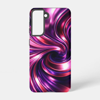 iquid Chrome Purpleberry Swirl  Samsung Galaxy Hoesje
