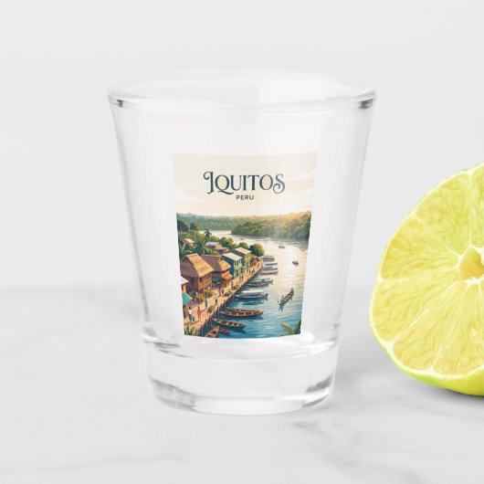 Iquitos, Peru Peru Shot Glas (Voorkant)