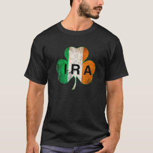 IRA Irish Lucky Shamrock St Patrick's Day Ierland T-shirt