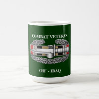 Iraakse Campagne Ribbon CAB Combat Veteran Mok